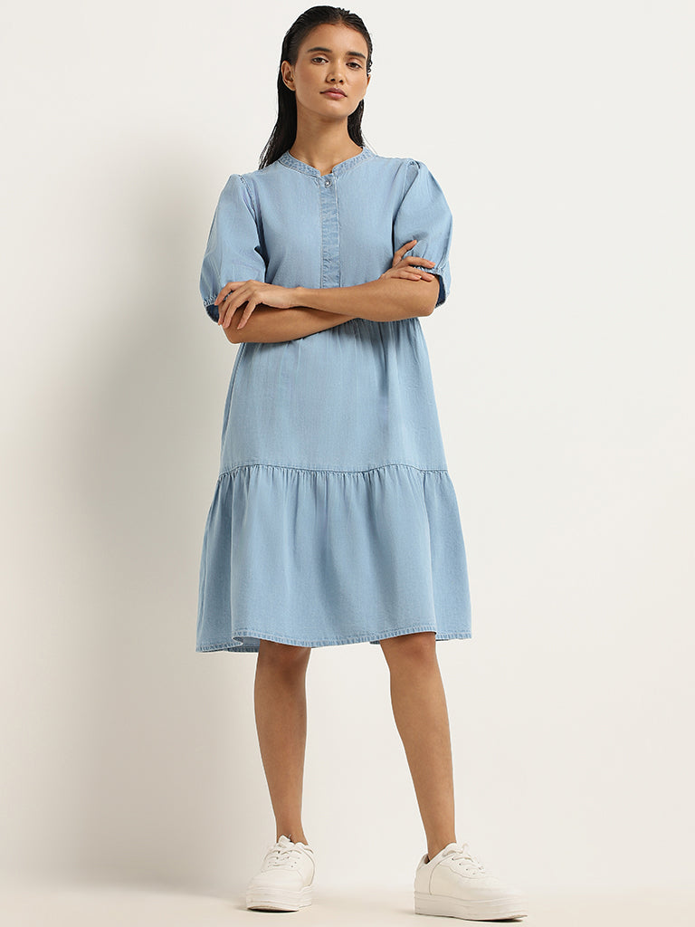 Buy Tafeta Silk Fancy Designer Gown in Navy Blue Online : Switzerland -  Ready To Ship